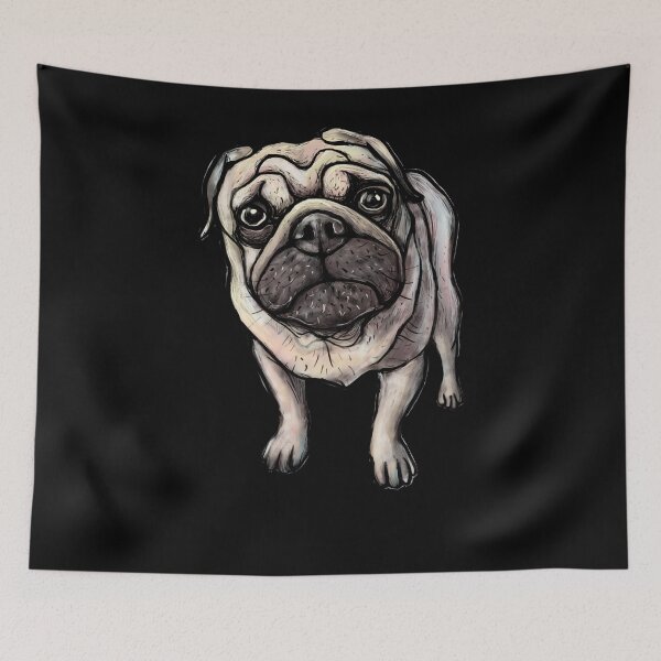 Item preview, Pug - Cartoon Dog designed and sold by TeeZoneZtore.