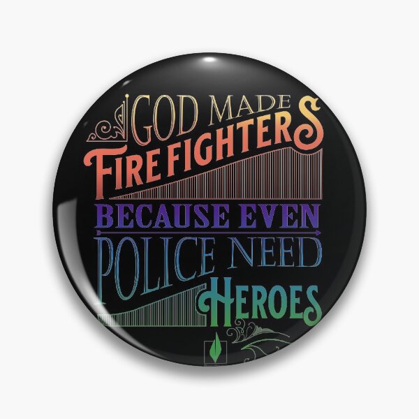 Item preview, Because Even Police Need Heroes (Bright) designed and sold by Backburn.