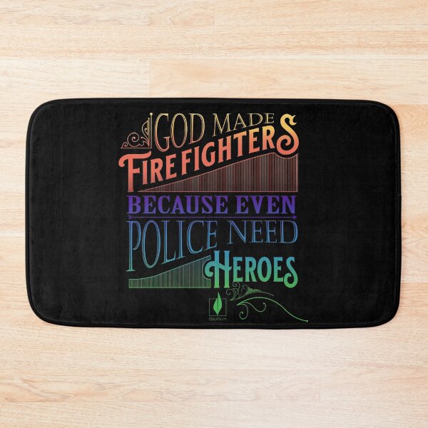 Item preview, Because Even Police Need Heroes (Bright) designed and sold by Backburn.