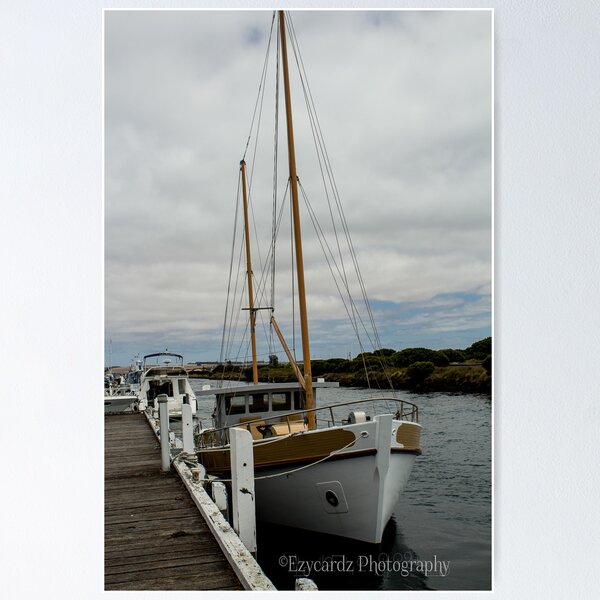 Item preview, Moored Boats designed and sold by Leonie Morris.