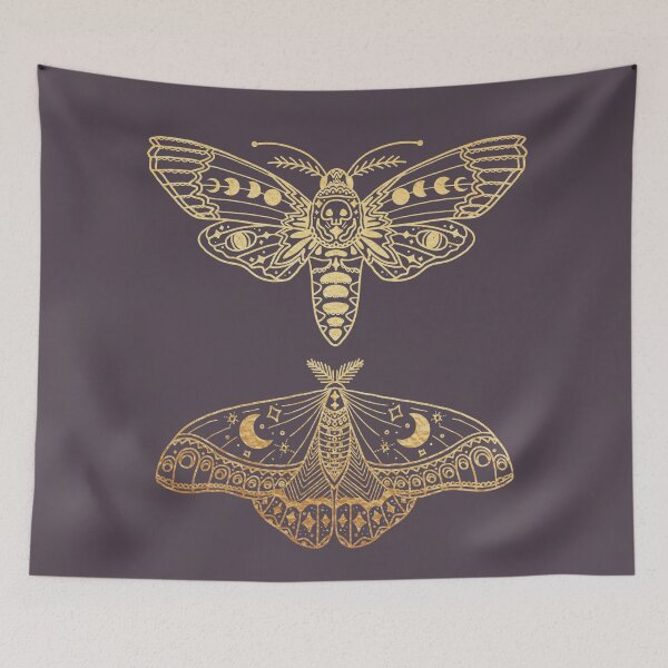 Item preview, Magical Golden Moths designed and sold by pinapurri.