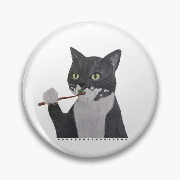 Item preview, Misha the cat Dental Design designed and sold by guaka-molly.