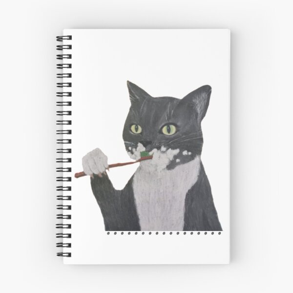 Item preview, Misha the cat Dental Design designed and sold by guaka-molly.