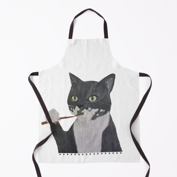 Item preview, Misha the cat Dental Design designed and sold by guaka-molly.