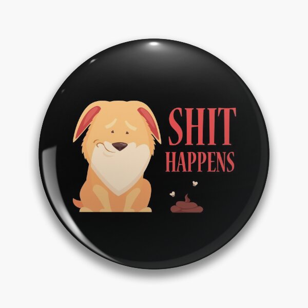 Item preview, Cute Shiba Dog - Shit Happens / TAGADOG designed and sold by tagadog.