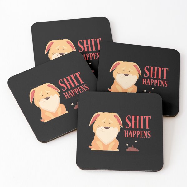 Item preview, Cute Shiba Dog - Shit Happens / TAGADOG designed and sold by tagadog.