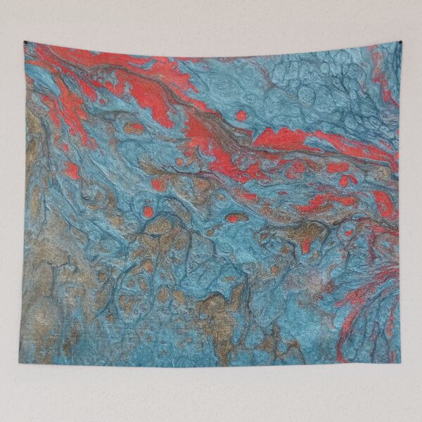 Item preview, Colored cubes 3 B / acrylic painting designed and sold by DoreenGehrkeArt.