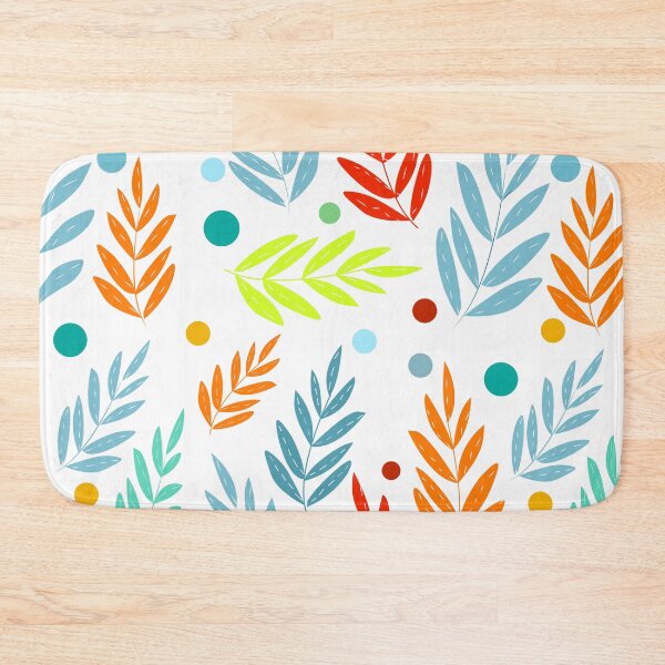 Item preview, spring, autumn colorful leaves art print, christmasy colorful pattern designed and sold by shreya ranjan.