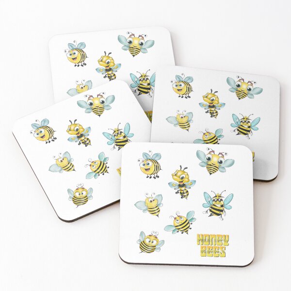 Item preview, A Group of some cute bees ...Honey Bees designed and sold by Balazs Borzon.