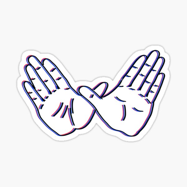 Mains inspirées du Wu-Tang 3D Sticker
