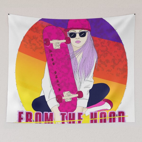 Item preview, Skate girl designed and sold by urban-color.