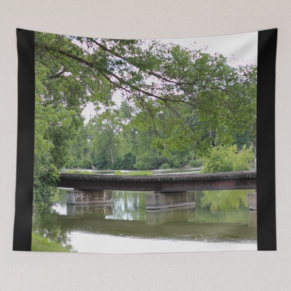 Item preview, Railroad Bridge over Calm Waters designed and sold by Susie Kramer.