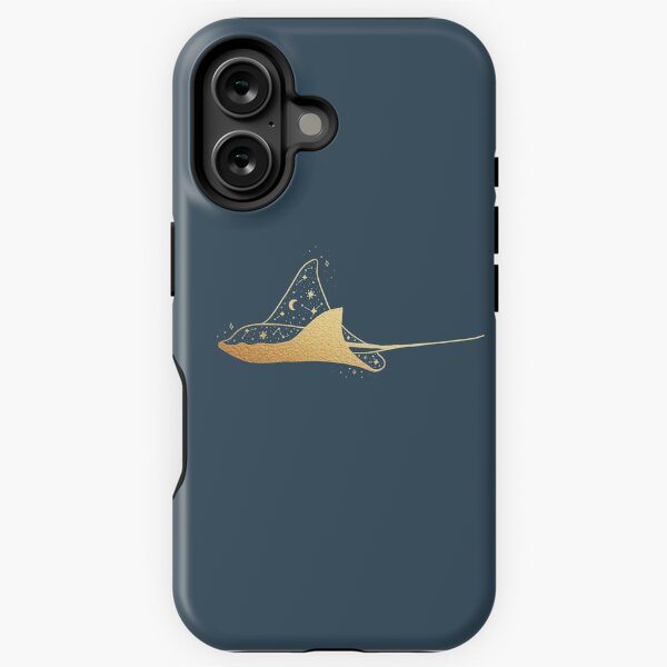 Vista previa del artículo con la obra «Manta raya de oro», diseñado y vendido por pinapurri.