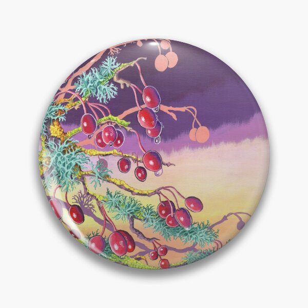 Item preview, Winter Berries 2 (acrylic on canvas) designed and sold by Painting By Nature.