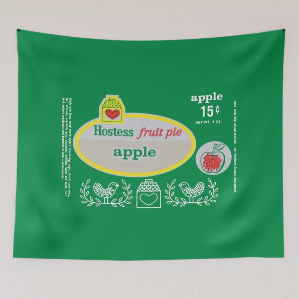 Item preview, FRUIT APPLE PIE - WRAPPER designed and sold by ThrowbackAds.