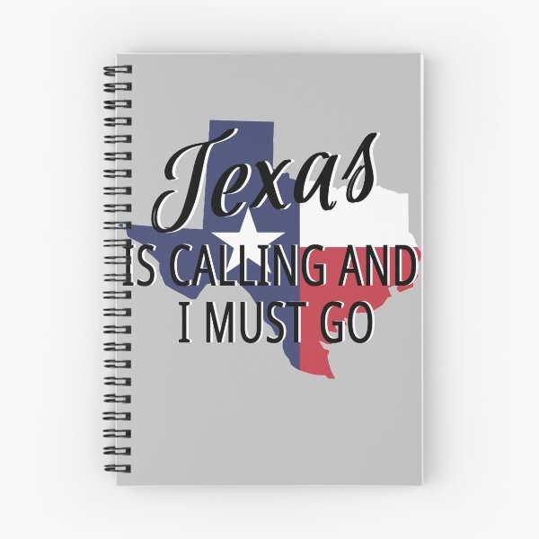 Item preview, Texas is calling and I must go. Texas blue white and red flag designed and sold by MisoraA.