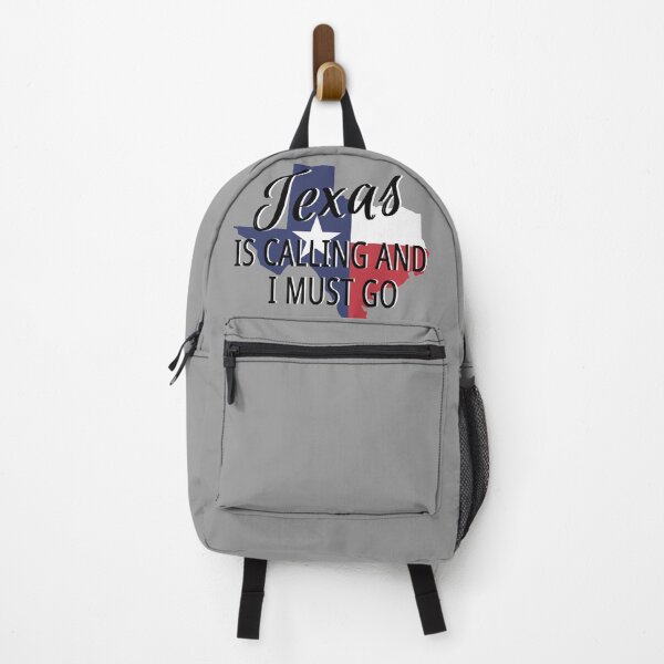 Item preview, Texas is calling and I must go. Texas blue white and red flag designed and sold by MisoraA.