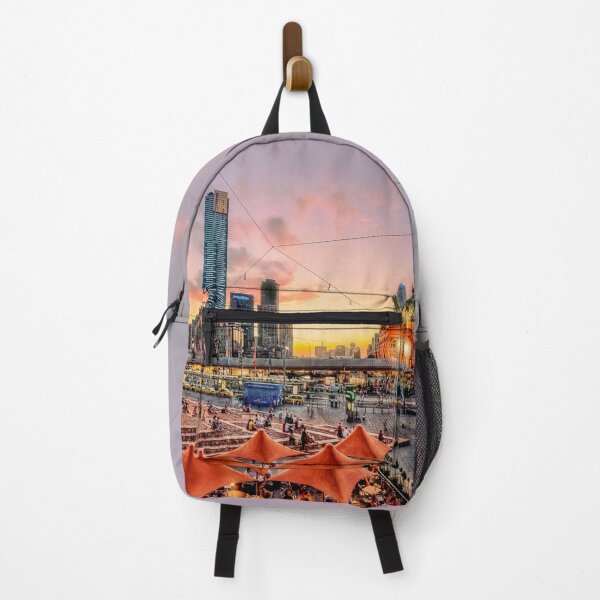 Item preview, Fed Square Sunset II (digital painting) designed and sold by Ray's Photos & Art.