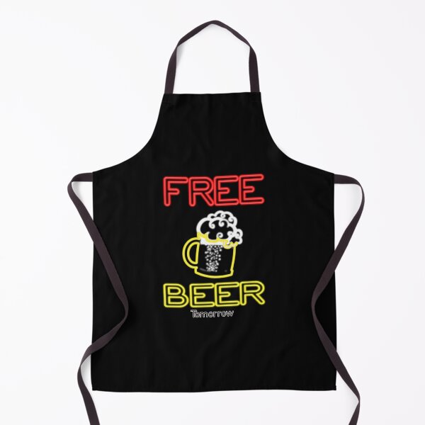 Item preview, Free Beer Tomorrow Funny Neon Sign Bar Style Drinking designed and sold by funnytshirtemp.