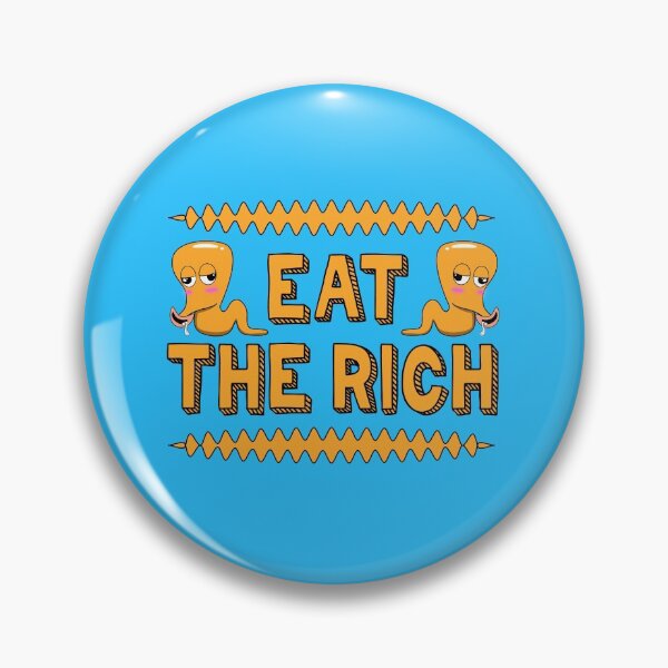 Item preview, eat the rich worm on a string designed and sold by zerobatt.