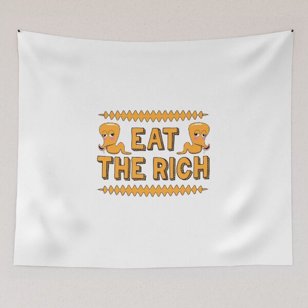 Item preview, eat the rich worm on a string designed and sold by zerobatt.