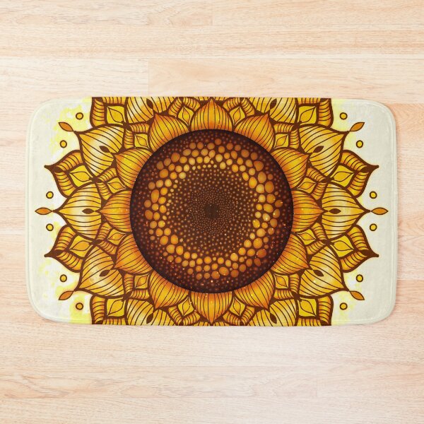 Item preview, Sunflower Mandala designed and sold by serenaking.