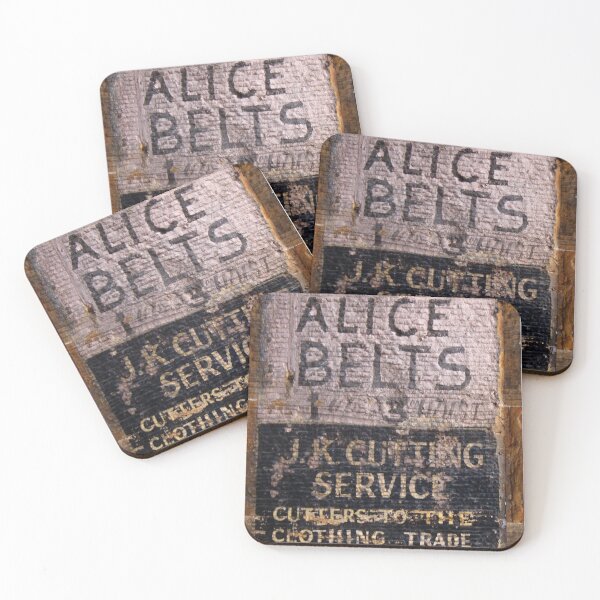 Item preview, Belt Shop Sign.  Old Business Sign from Glasgow designed and sold by Tom Carpenter.
