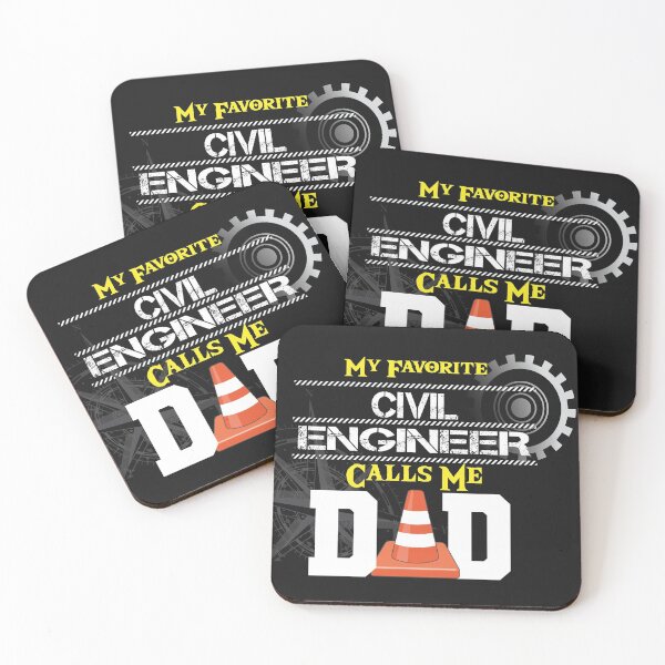 Item preview, Funny Awesome MY FAVORITE CIVIL ENGINEER CALLS ME DAD designed and sold by shinoshop.