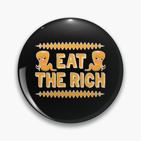 Item preview, eat the rich worm on a string designed and sold by zerobatt.