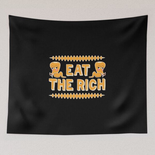 Item preview, eat the rich worm on a string designed and sold by zerobatt.