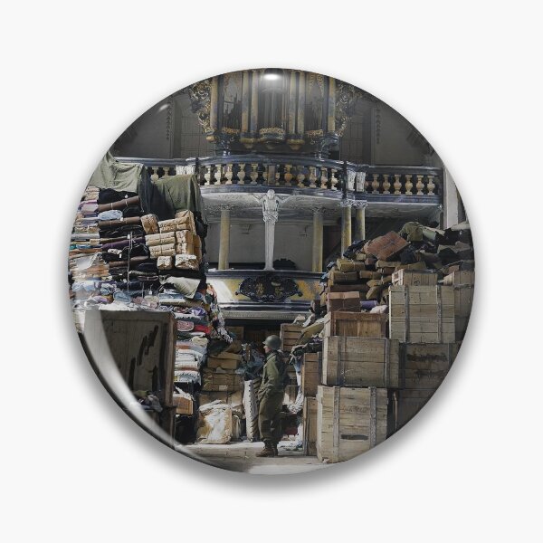 Item preview, Troops find loot hidden in church German loot stored in church at Ellingen, Germany. November 4, 1945. designed and sold by Marina Amaral.