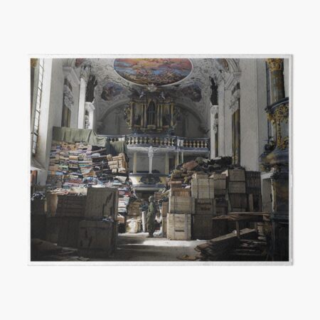 Artikel-Vorschau von Truppen finden Beute in der Kirche versteckt Deutsche Beute in der Kirche in Ellingen, Deutschland. 4. November 1945., designt und verkauft von Marina Amaral.