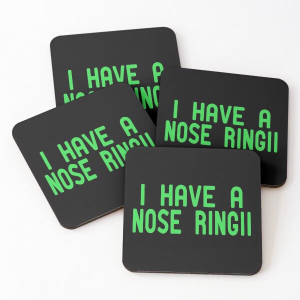 Item preview, I Have A Nose Ring designed and sold by ZAstore.