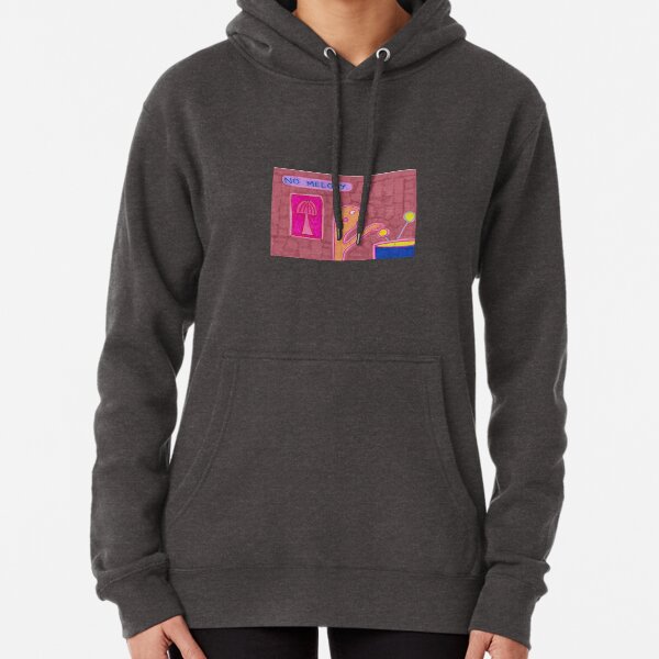 No Melody - Outsider Art Pullover Hoodie