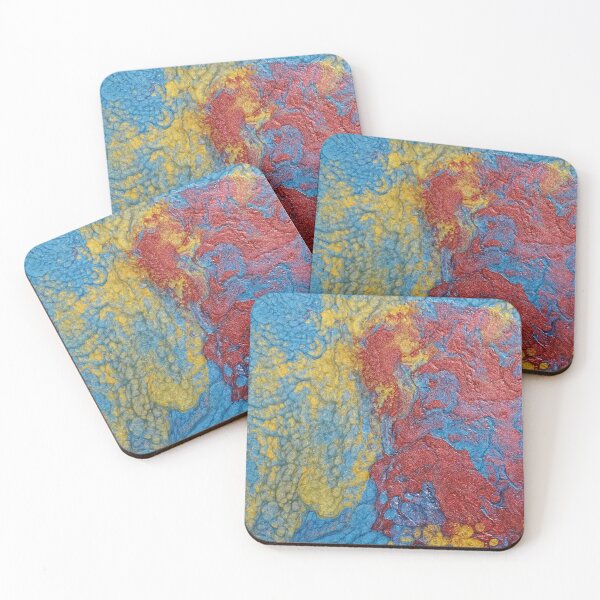 Item preview, Colored cubes # 1 C / acrylic painting designed and sold by DoreenGehrkeArt.