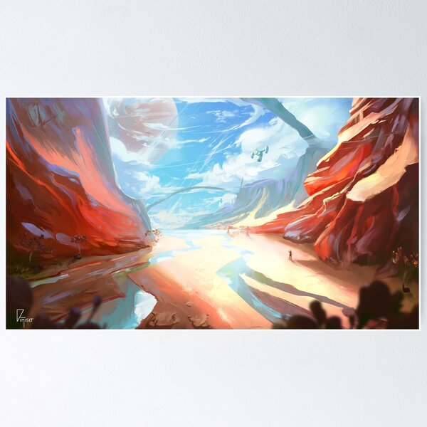 Item preview, Satisfactory Dune Deserts Painting designed and sold by Dimiso.