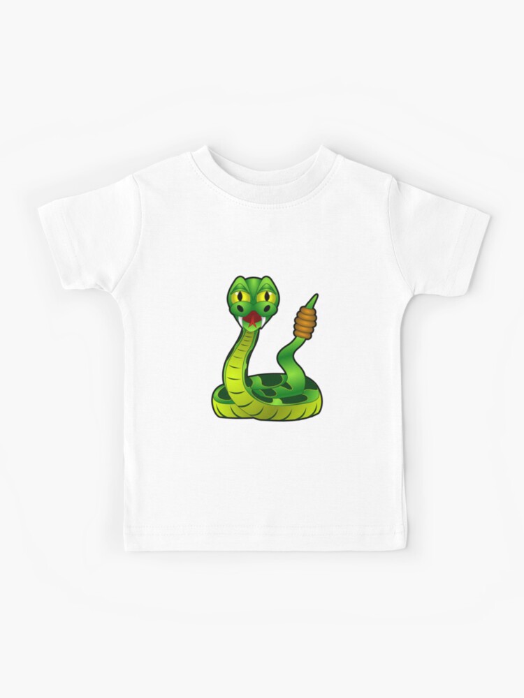 T Shirt Enfant Serpent A Sonnettes De Bande Dessinee Par Littlecsdesigns Redbubble