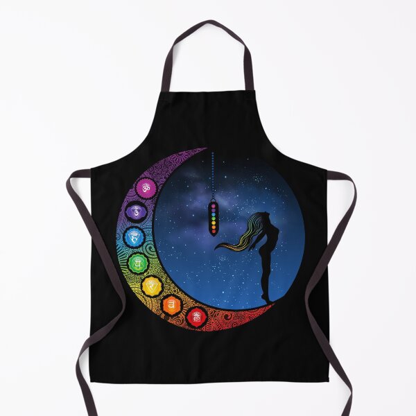 Crescent Moon Chakra - Nightscape Apron