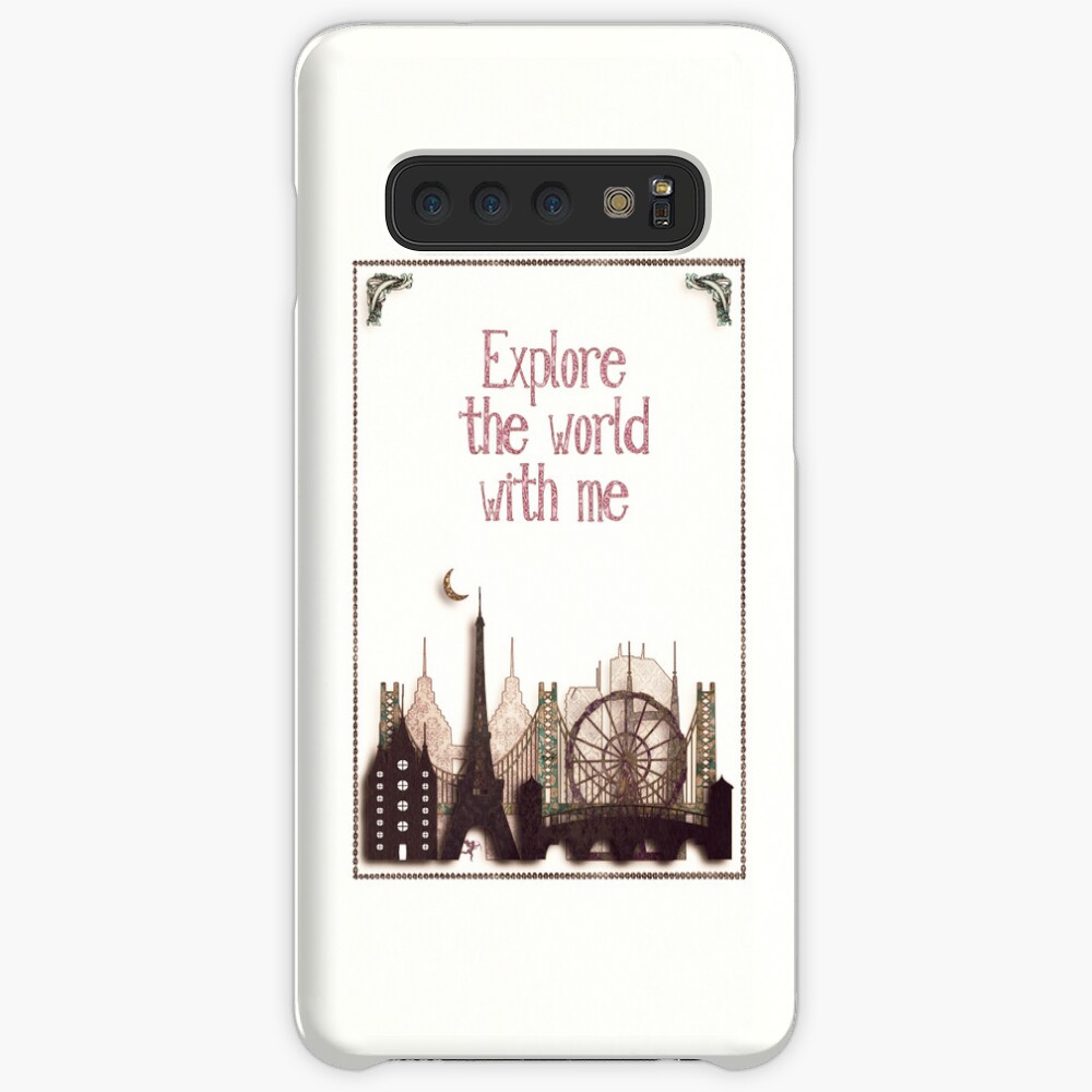 explore the world with me Case & Skin for Samsung Galaxy