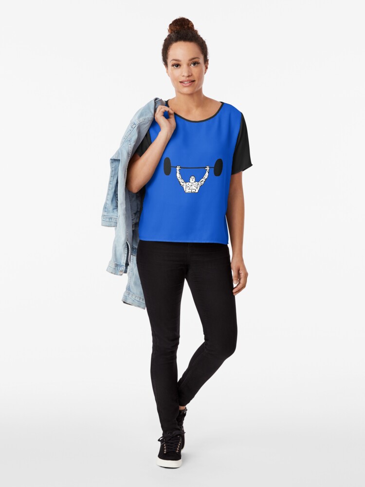 Alternate view of Muscle Man Chiffon Top