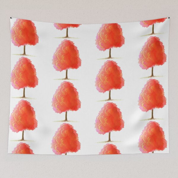 Item preview, Red Orange Maple Tree designed and sold by spooks draws.