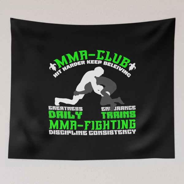 Item preview, MMA gift idea Hit harder and keep believing designed and sold by Nessshirts.