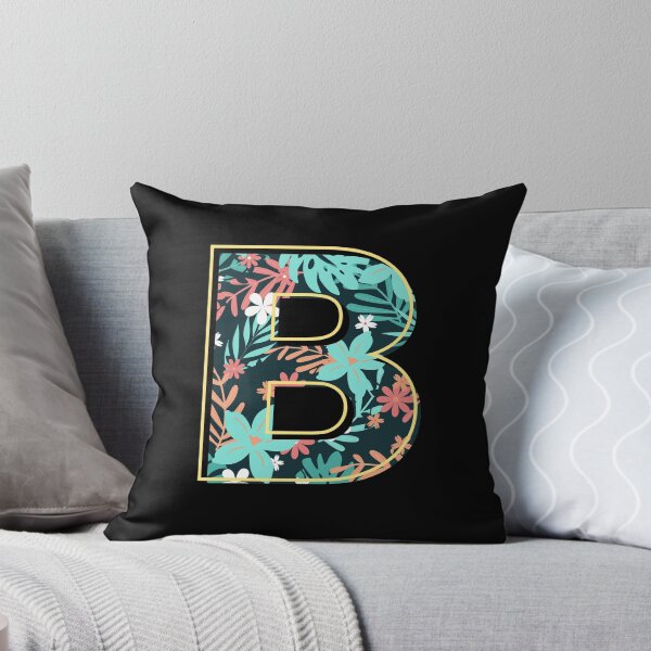 Item preview, Letter B retro flowers designed and sold by knst-wrk.