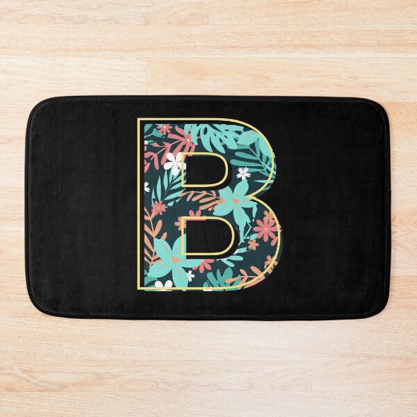 Item preview, Letter B retro flowers designed and sold by knst-wrk.