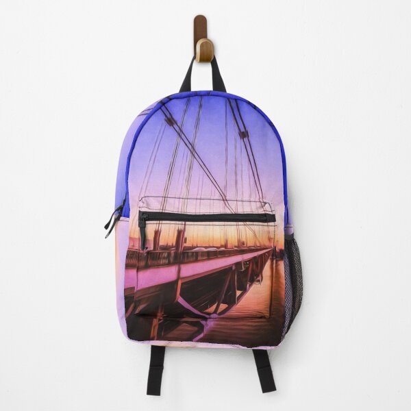 Item preview, Sunset Bridge (digitally repainted) designed and sold by Ray's Photos & Art.