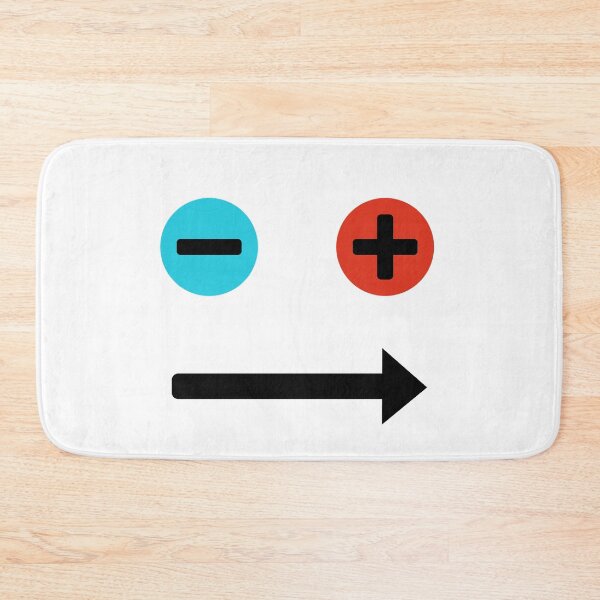 Item preview, Red Plus & Blue minus face designed and sold by Mosef -e.