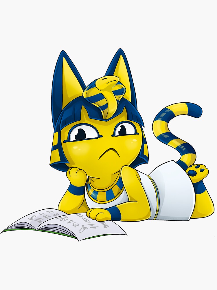 "Ankha" Sticker For Sale By Loihtuja | Redbubble