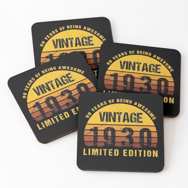 Item preview, Vintage 1930 Limited Edition 90 Years Of Being Awesome designed and sold by sesa10.