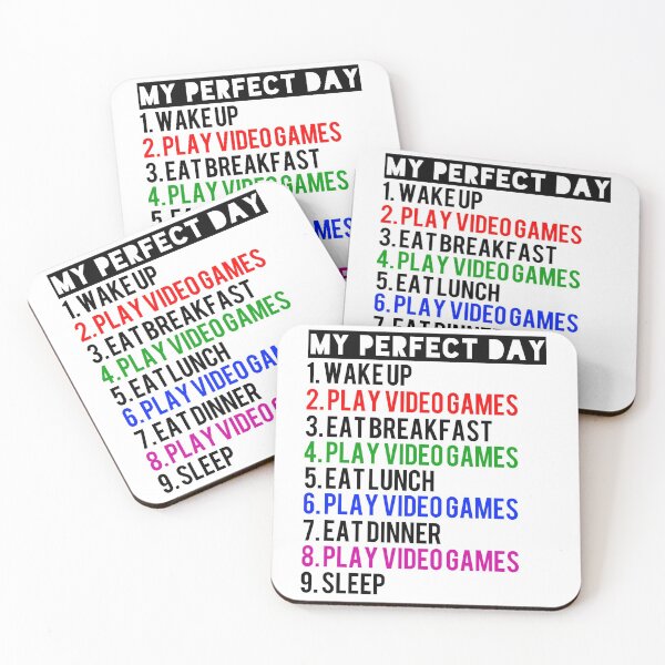 Item preview, My Perfect Day Video Games designed and sold by beruc.