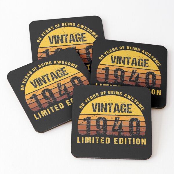 Item preview, Vintage 1940 Limited Edition 80 Years Of Being Awesome designed and sold by sesa10.